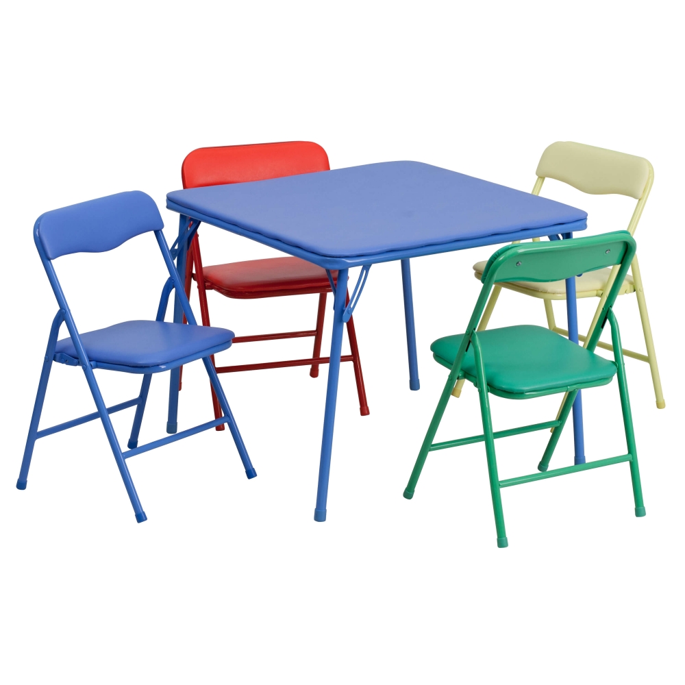 Folding table and chairs metal folding table and chairs