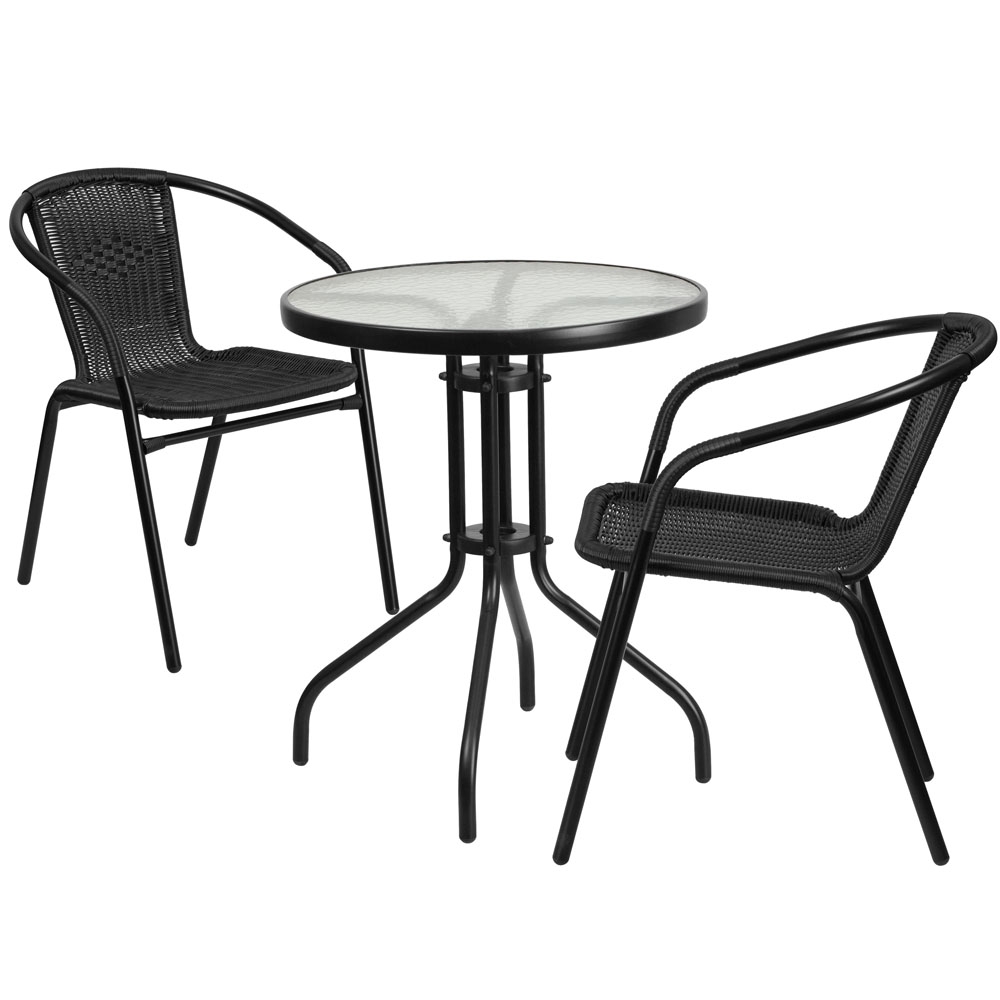 Patio table and chairs rattan patio set