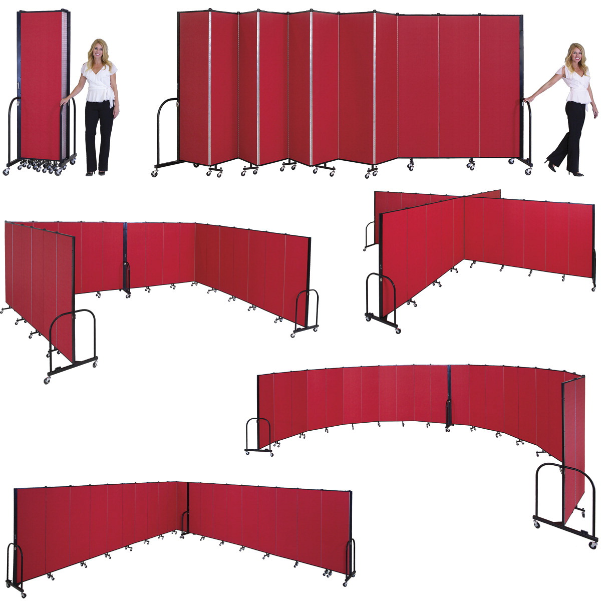 Screen panel dividers environmental