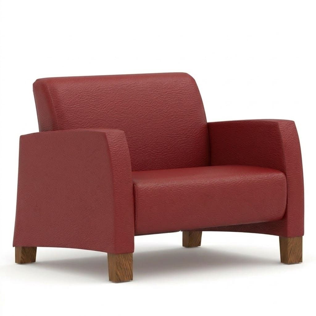 Bariatric lounge chair red barn