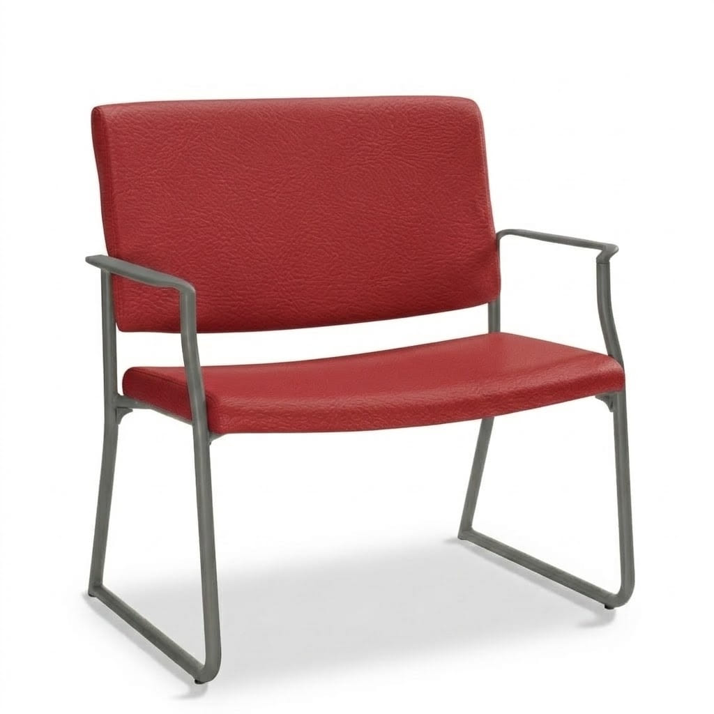 Bariatric sled base legs red barn