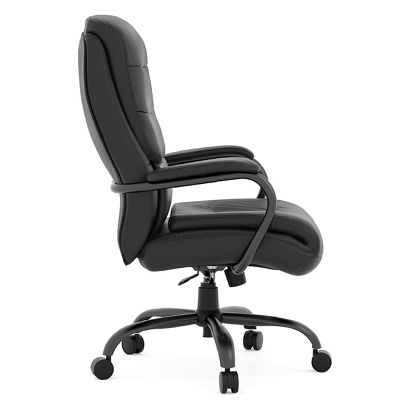 Big and tall executive office chair side
