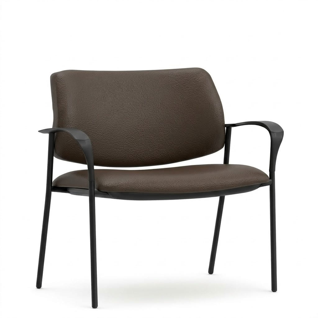 Reception chairs standard legs espresso Reception chairs standard legs espresso