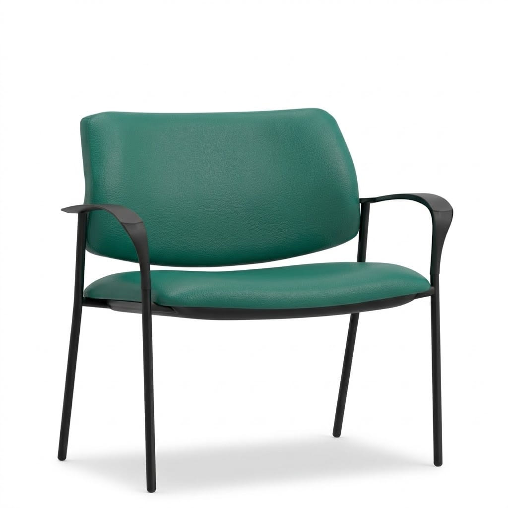 Reception chairs standard legs green Reception chairs standard legs green