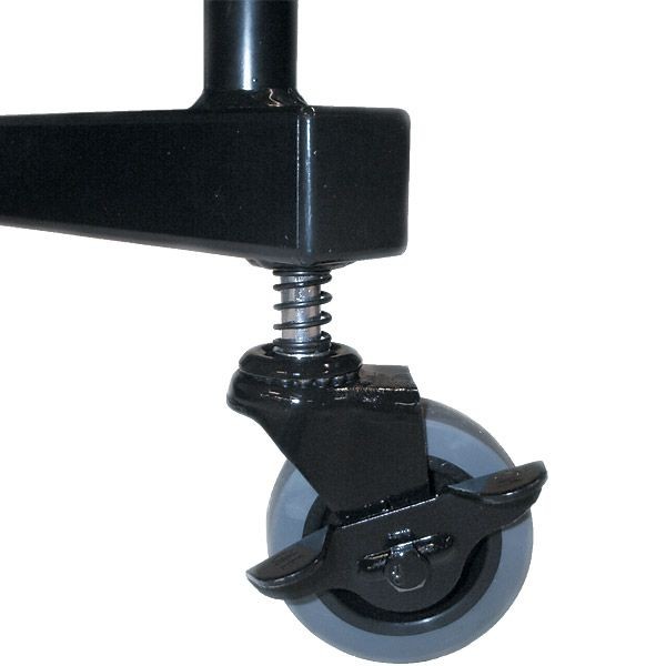 Mobile room dividers corner casters