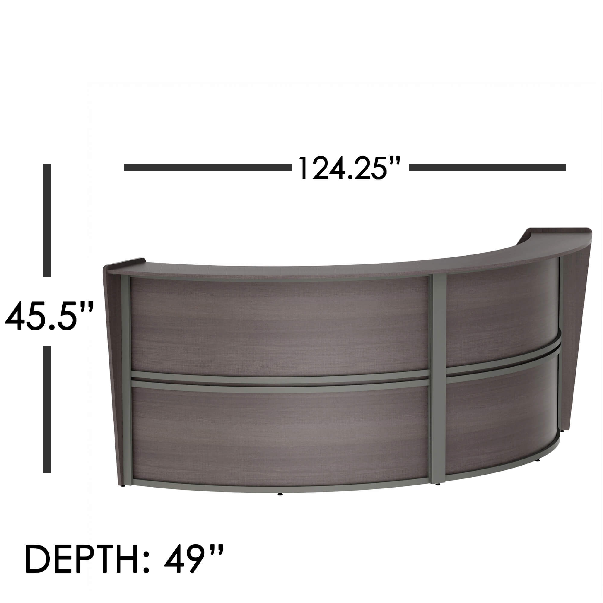 Li1 elegant modern reception desk dimensions