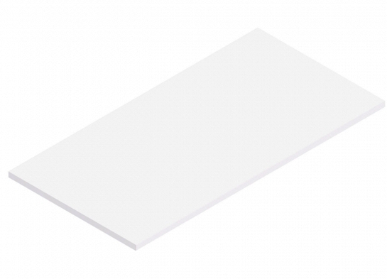 Training table laminate top 48x24 white