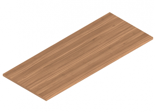 Training table laminate top 60x24 autumn walnut