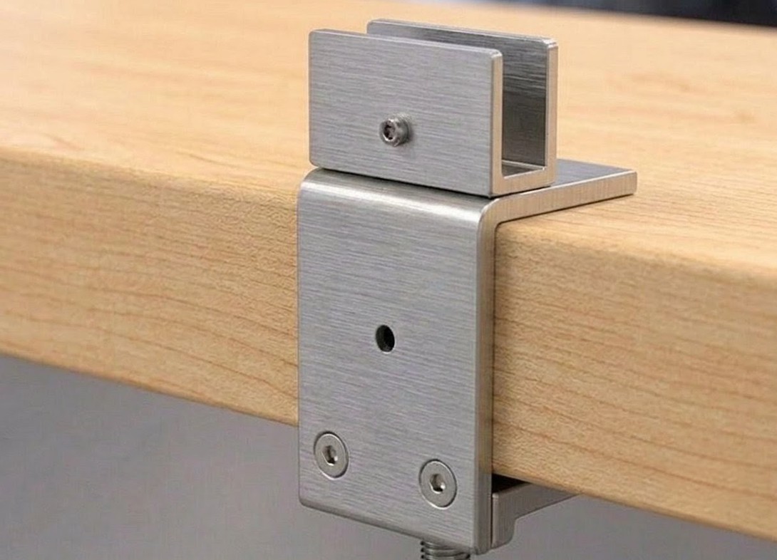 U channel brackets for desk mounted screen PA12H U channel brackets for desk mounted screen PA12H